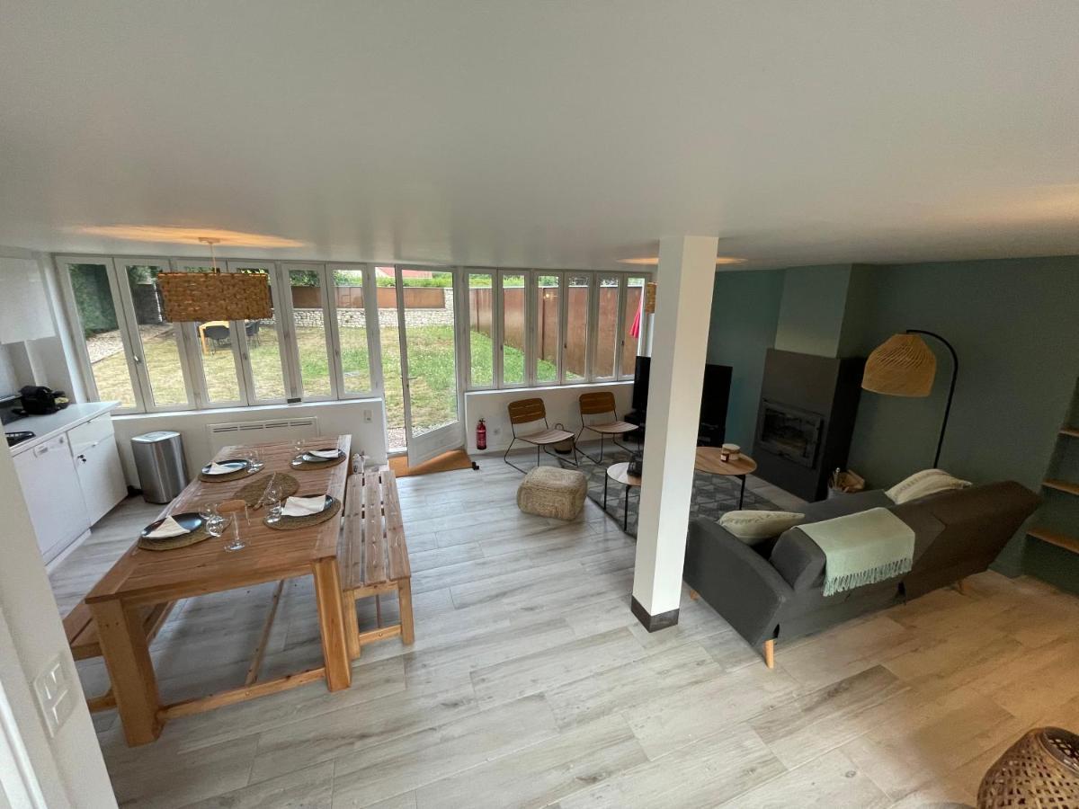 Maison De Campagne Entierement Climatisee Avec Grand Jardin Villa Pressagny l'Orgueilleux Luaran gambar