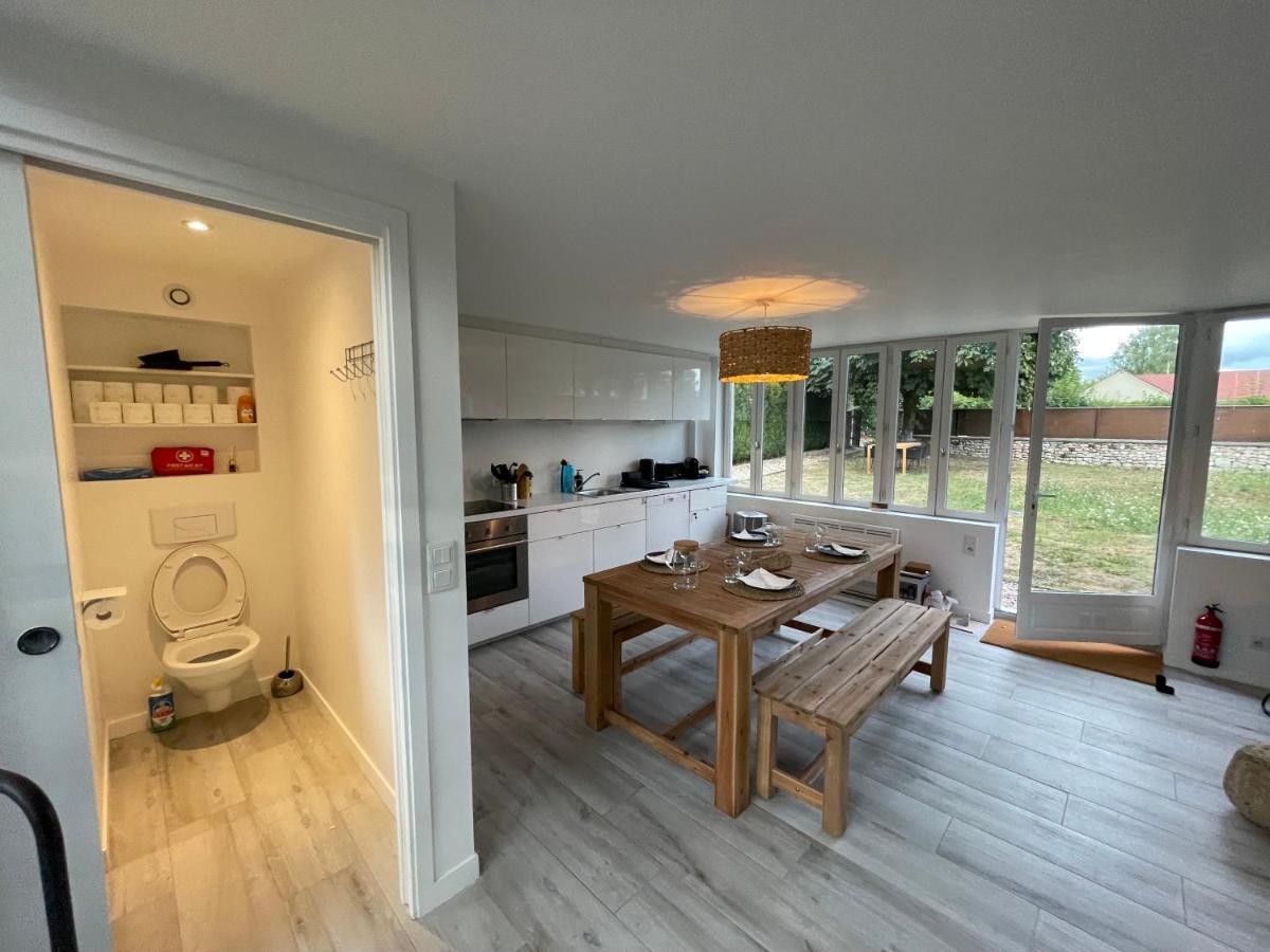 Maison De Campagne Entierement Climatisee Avec Grand Jardin Villa Pressagny l'Orgueilleux Luaran gambar